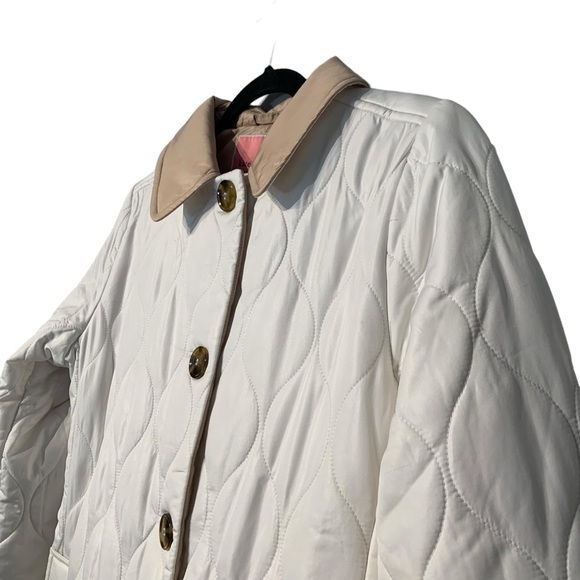 KATE SPADE | Women’s New York Belted Quilted‎ Coat - Sz Medium - Picture 2 of 16